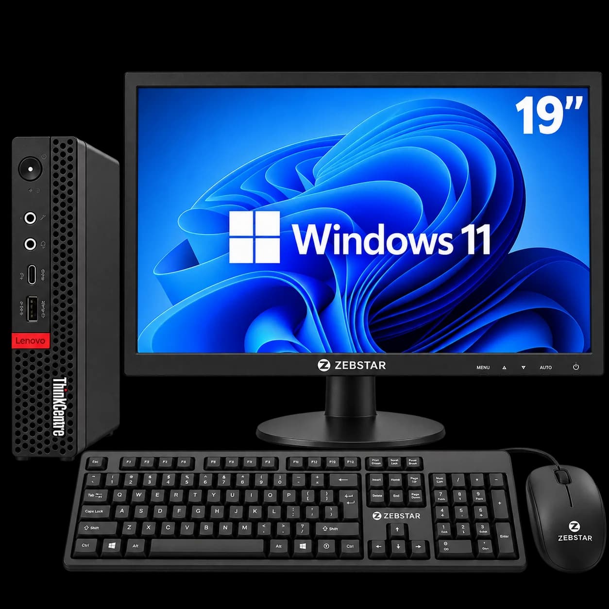 Lenovo ThinkCentre M92q Mini Desktop PC | Intel Core i5 8th Gen |  Built-in Wi-Fi | Windows 11