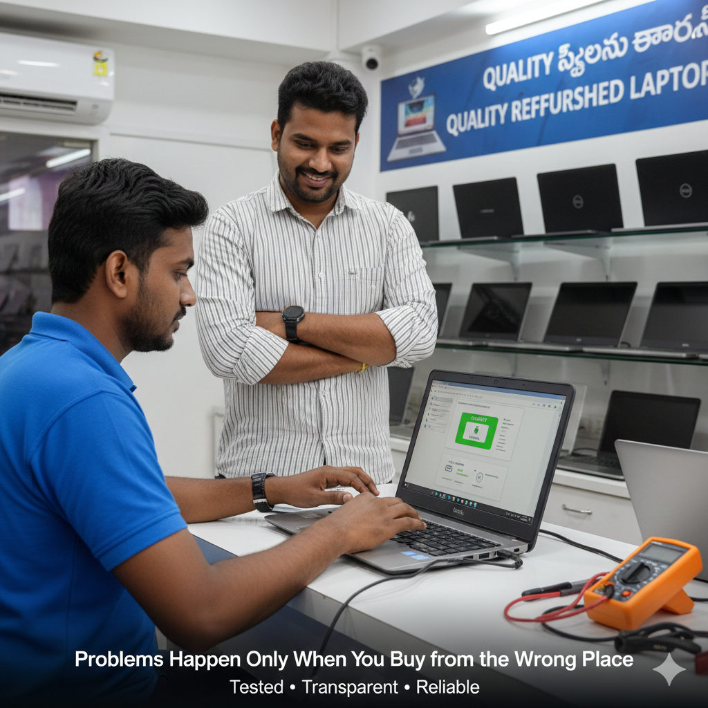 Student in Hyderabad confused about buying a second-hand laptop and worried about performance and battery problems