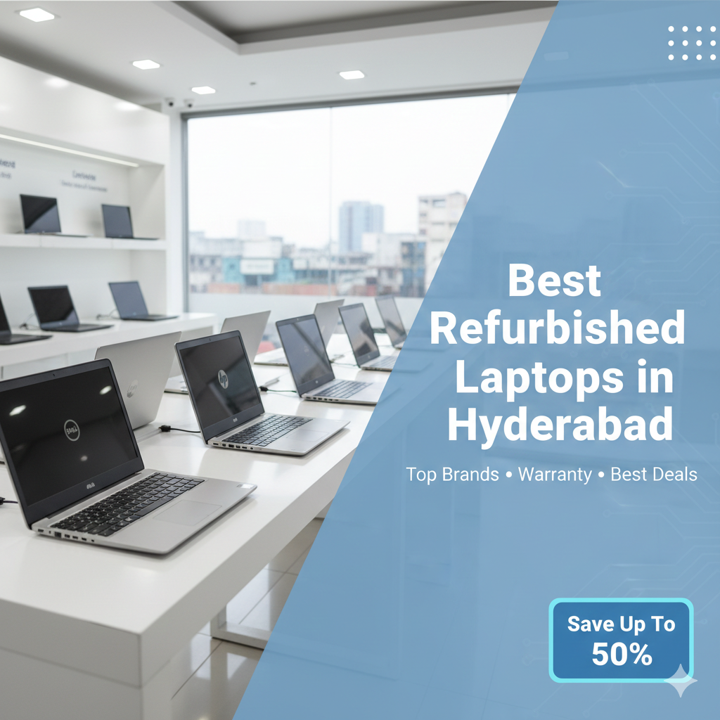 Best refurbished laptops in Hyderabad with warranty and top brands
