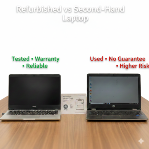 Refurbished vs second hand laptop comparison in Hyderabad Ameerpet