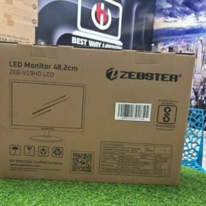 ZEBSTAR 19 inch LED monitor HD display box packaging front view