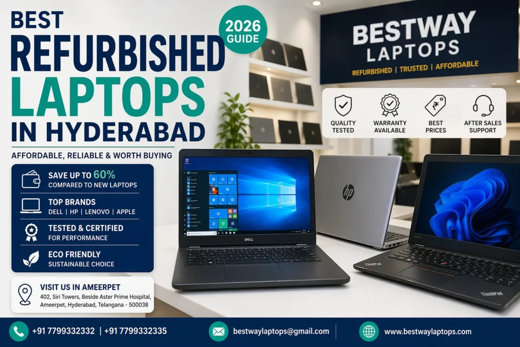 Best Refurbished laptops in hyderabad with low price