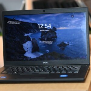 Dell Latitude 7490 Intel Core i5 8th Gen laptop front view with 14-inch Full HD display