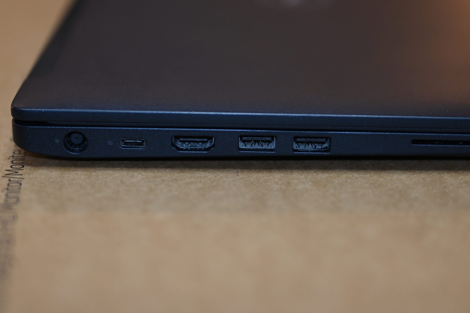Dell Latitude 7490 laptop keyboard and touchpad close-up for professional office use
